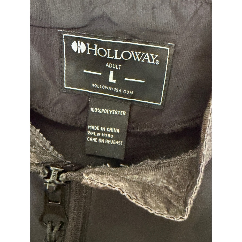 Holloway‎ PEAK Quarter Zip Pullover Jacket Gray Black Adult Large - Picture 8 of 17